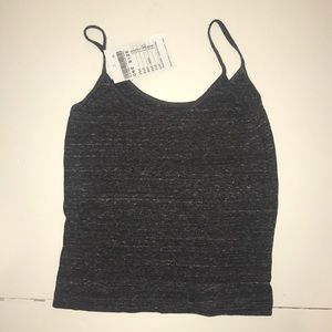 Brandy Melville Grey Crop Top